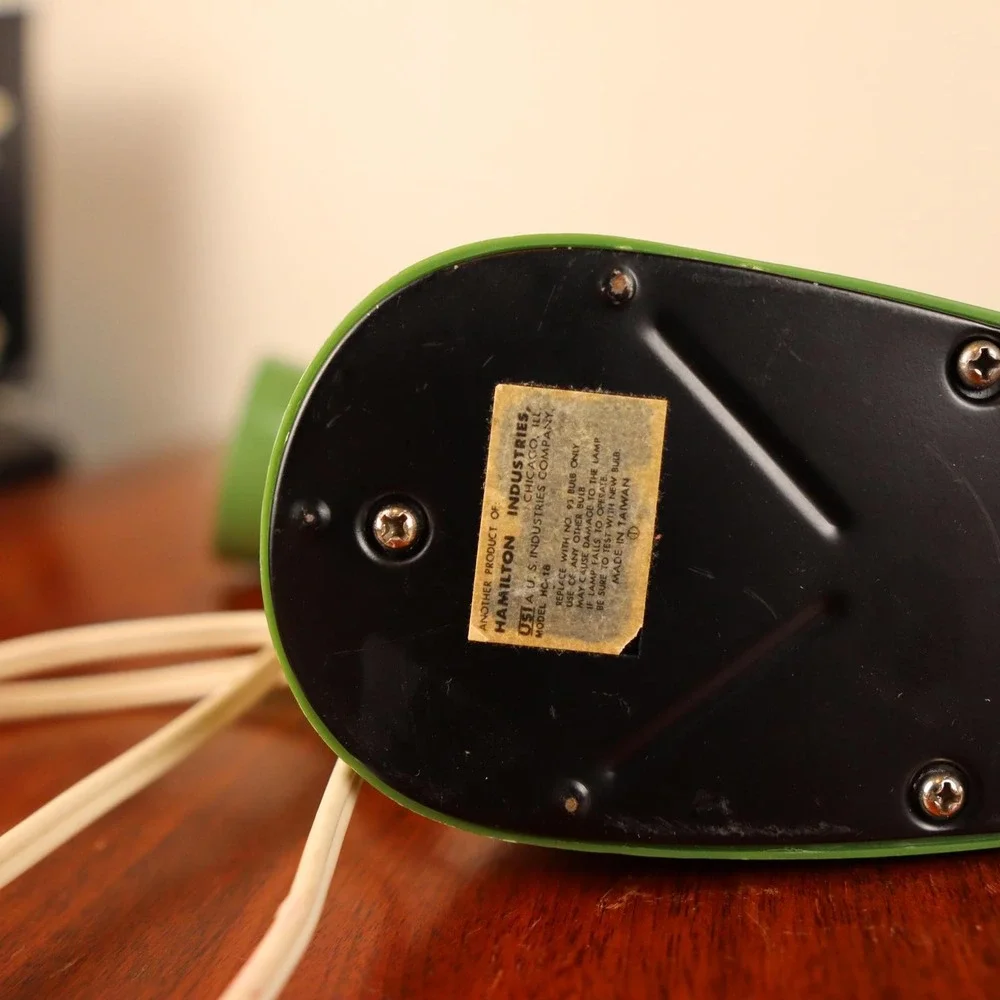 Mid-Century Avocado Green‎ Articulating Library Desk Lamp